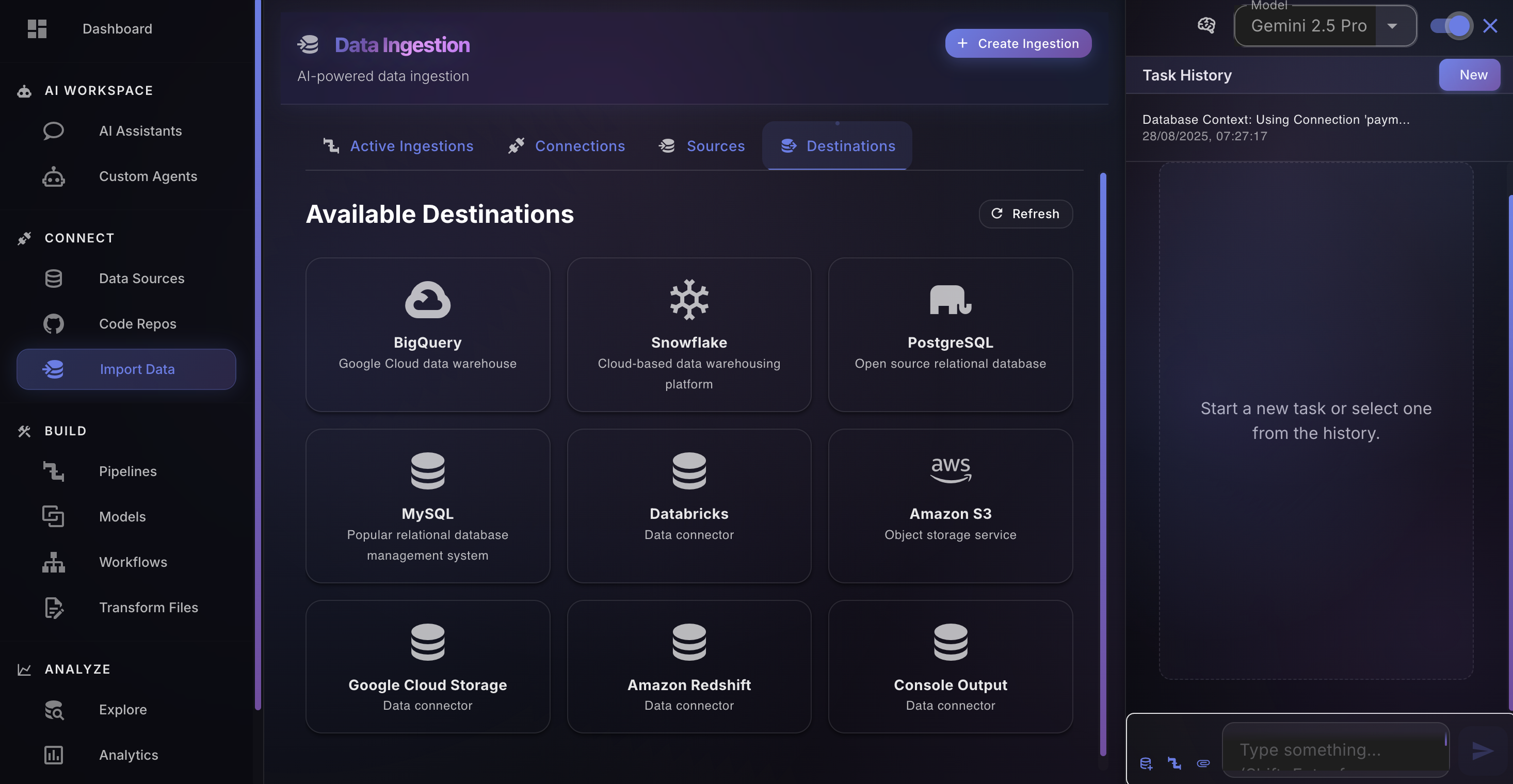 Smart Data Ingestion
